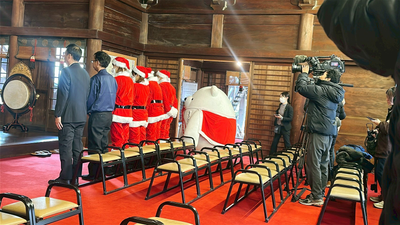 サンタタクシー安全祈願（令和7年）