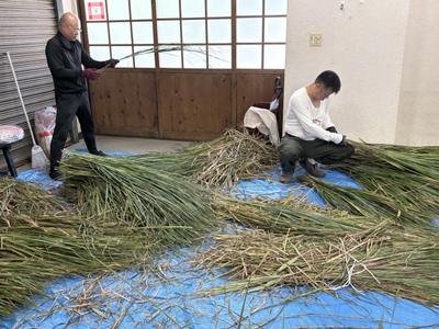 茅の輪づくり